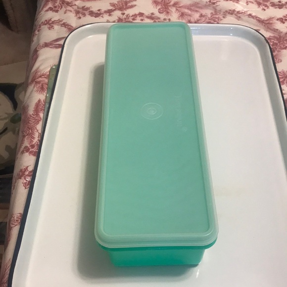 Vintage Tupperware Vegetable Crisper 892-4 w/ Sheer Lid - Picture 1 of 12